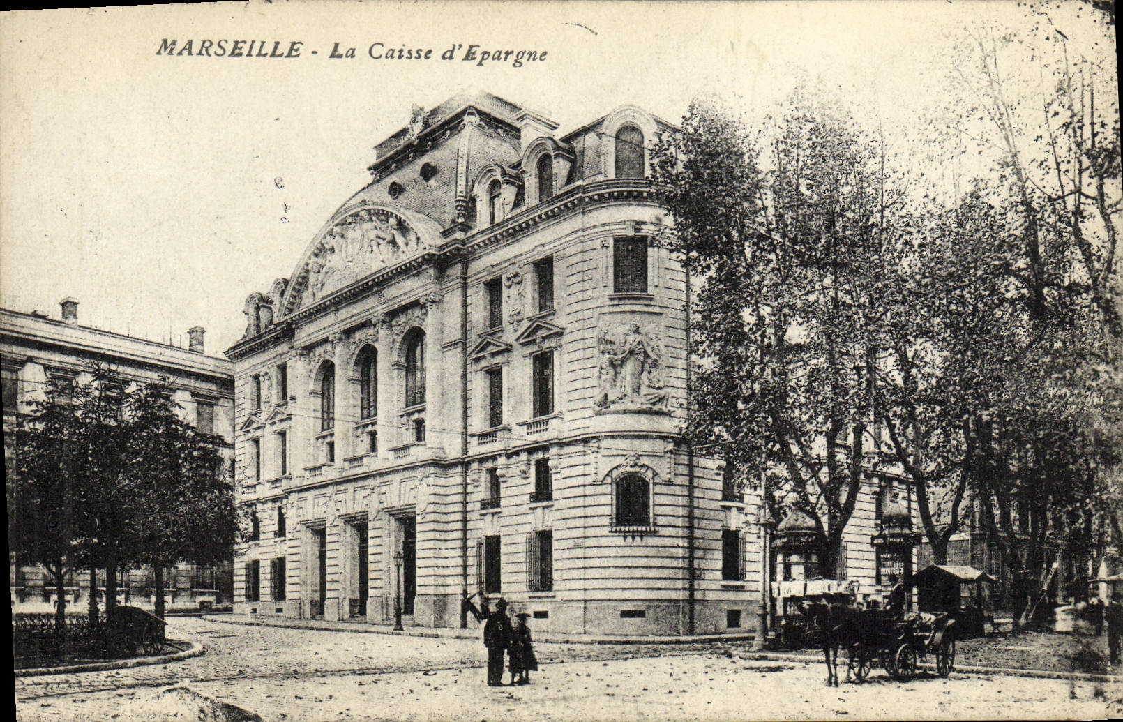 CPA Marseille La caisse d'epargne