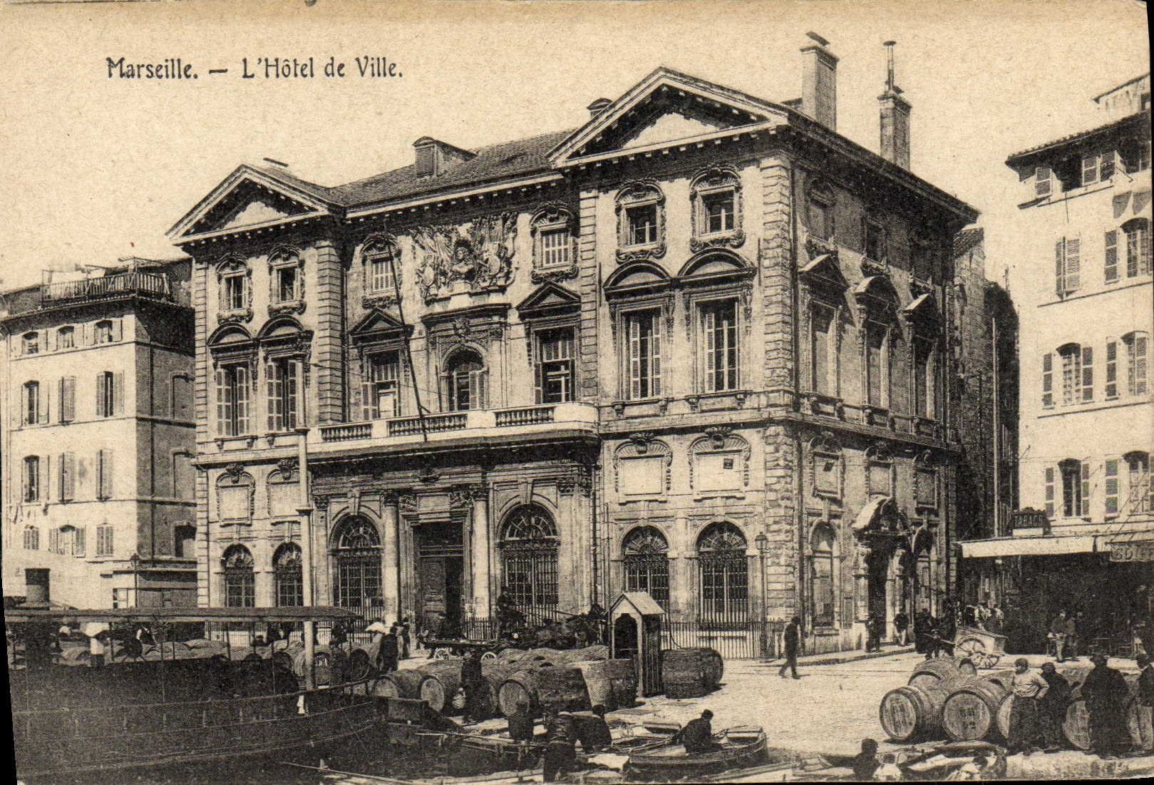 CPA Marseille L'Hotel de ville