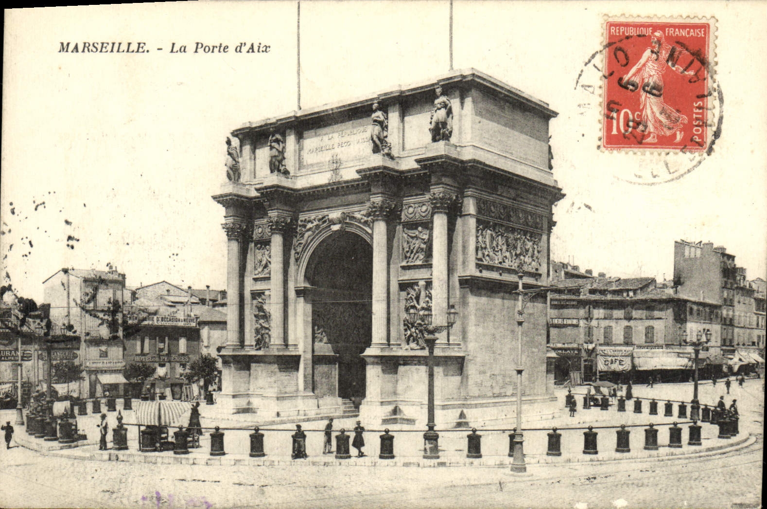 CPA Marseille La porte d'aix
