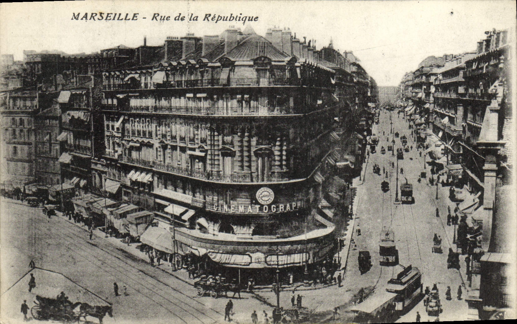 CPA Marseille Rue De la republique