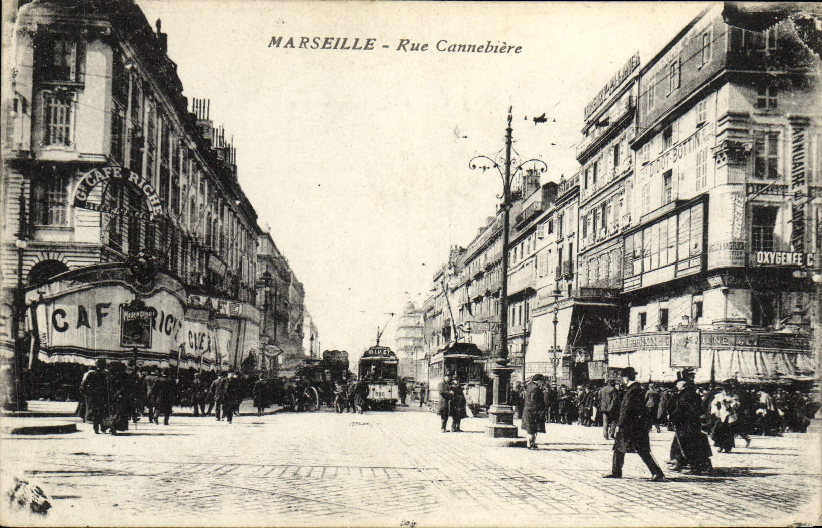 CPA Marseille Rue Cannebiere