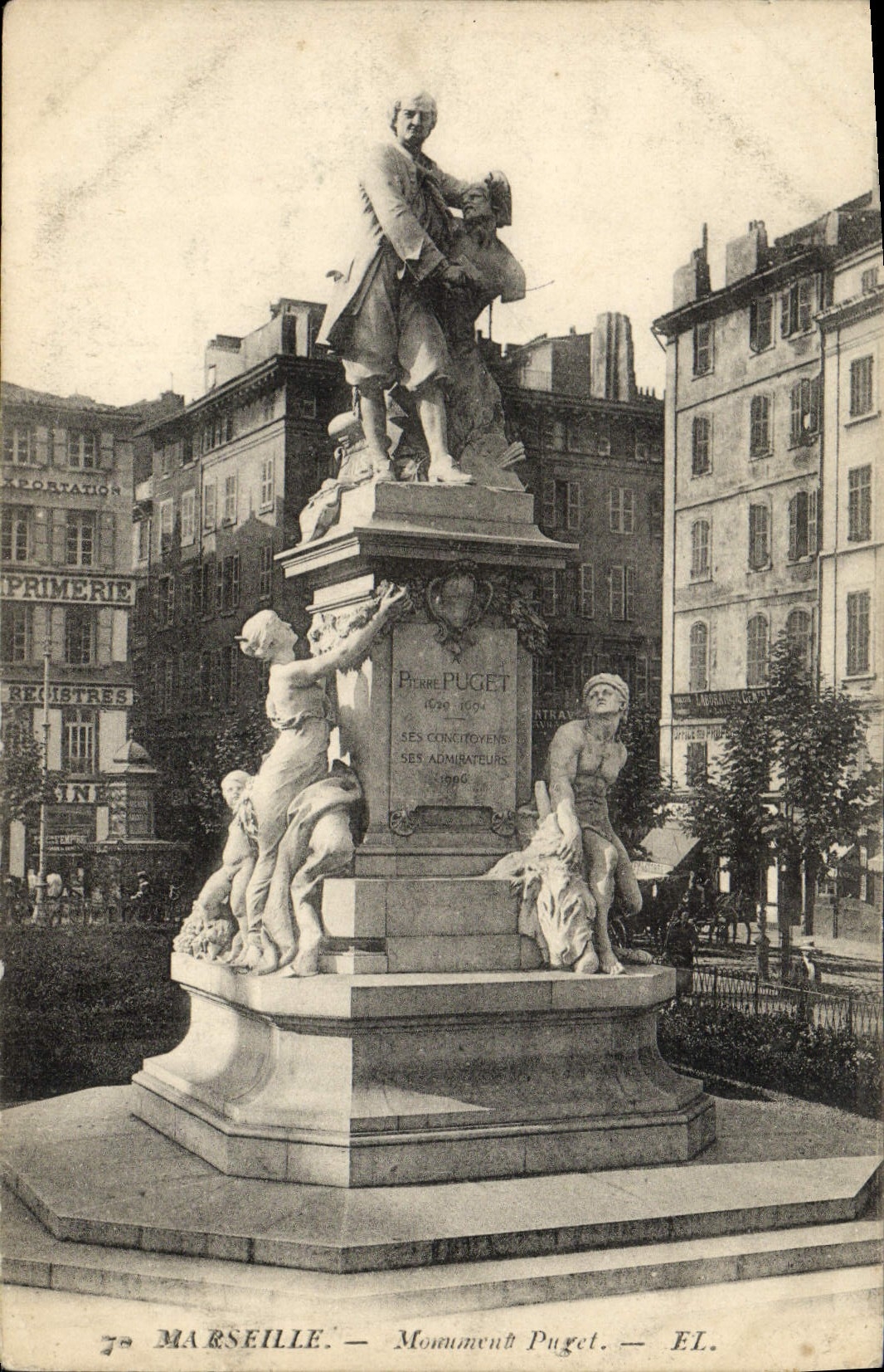 CPA Marseille Monument Puget
