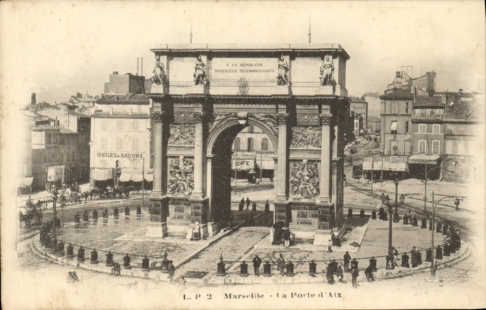 CPA Marseille La porte d'aix