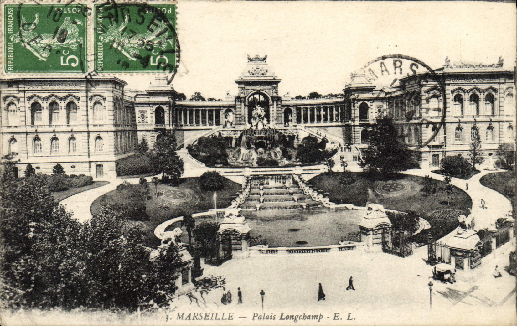 CPA Marseille Palais longchamp
