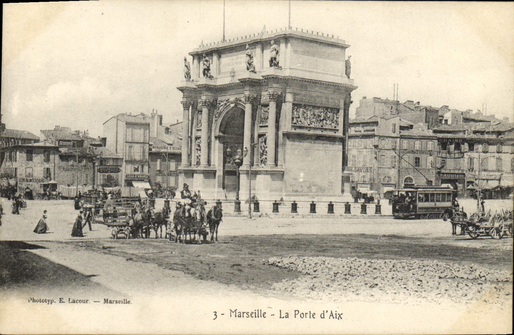 CPA Marseille La porte d'aix