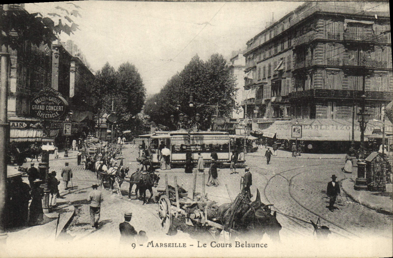 CPA Marseille Le cours belsunce