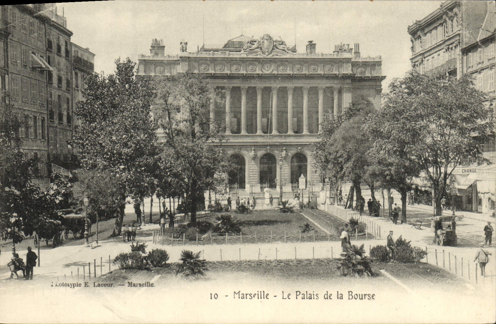 CPA Marseille Le Palais de la bourse