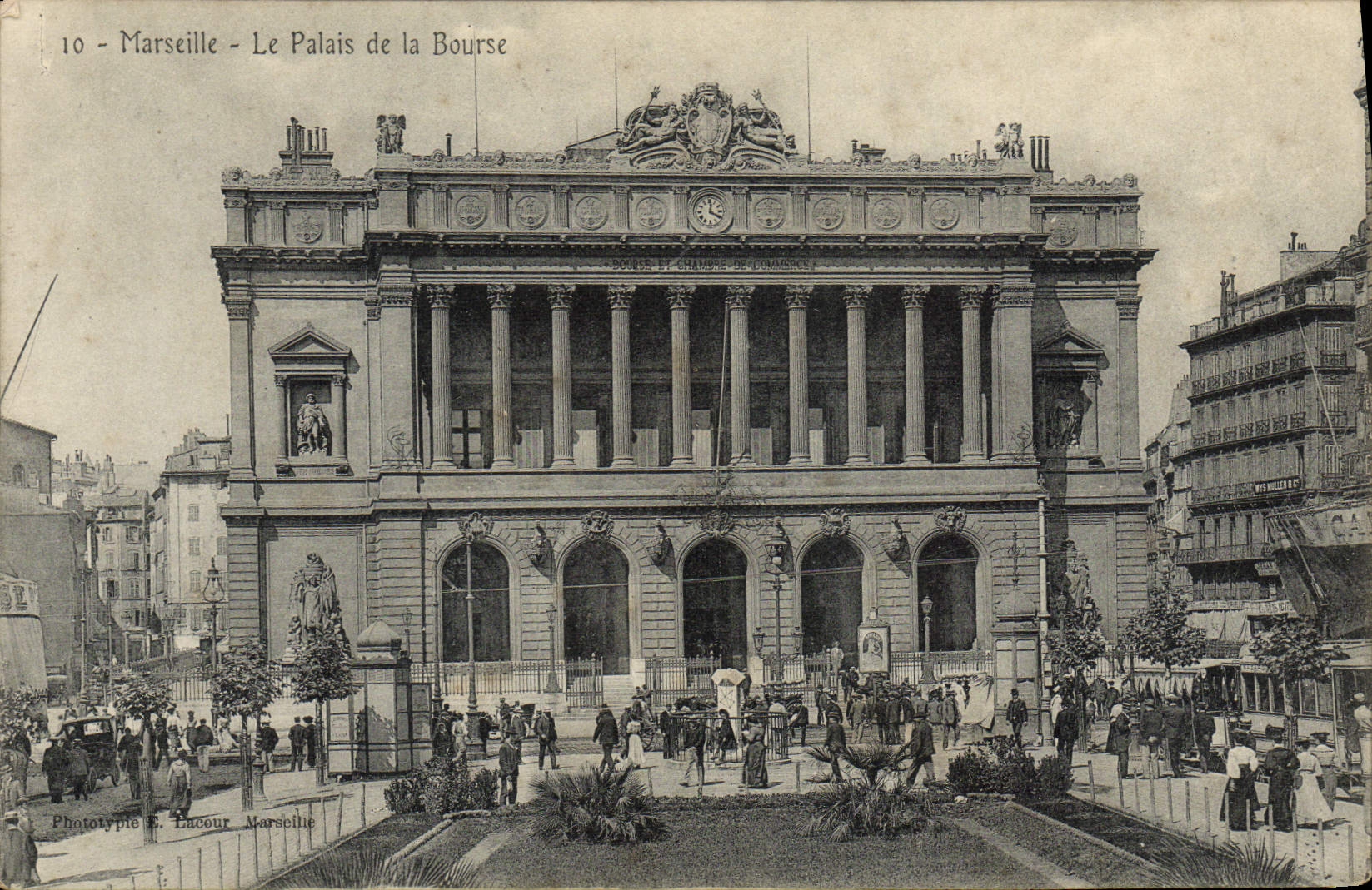CPA Marseille Le Palais de la bourse