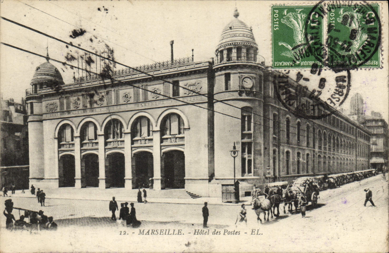 CPA Marseille Hotel des Postes