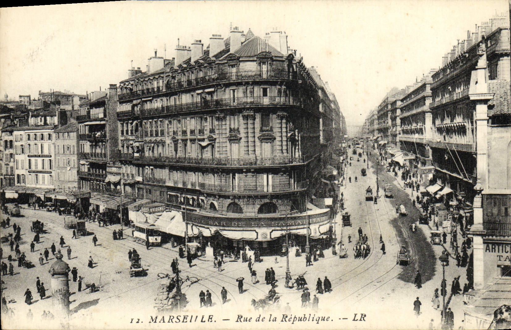 CPA Marseille Rue de la republique