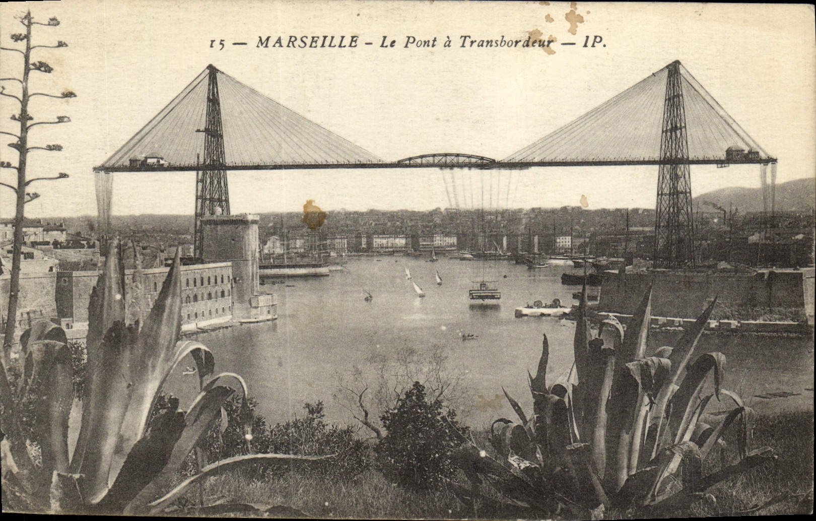 CPA Mareseille Le pont a transbordeur