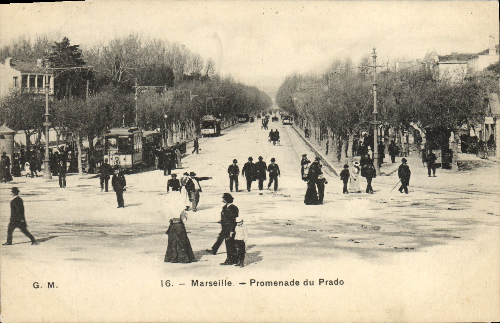 CPA Marseille Promenade du Prado