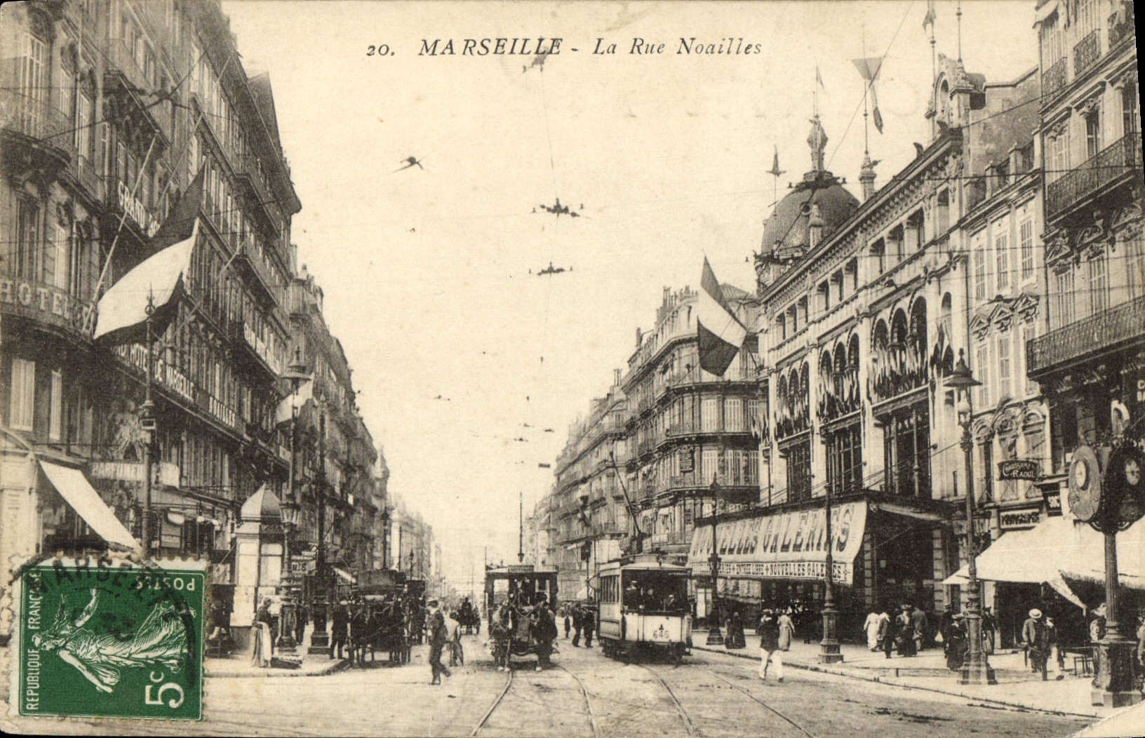 CPA Marseille Rue Noailles