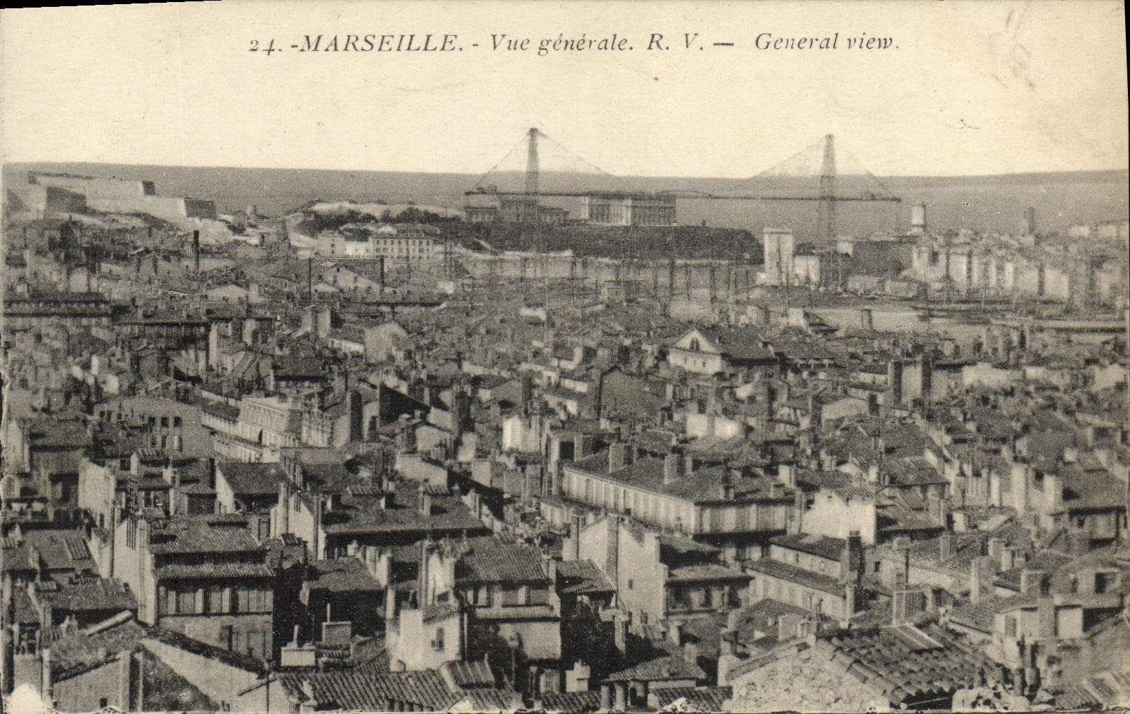 CPA Marseille Vue generale 