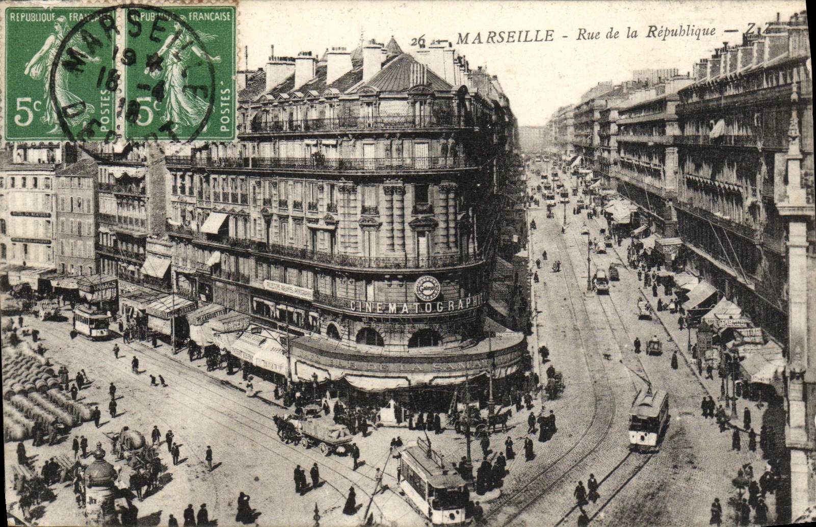 CPA Marseille Rue de la republique