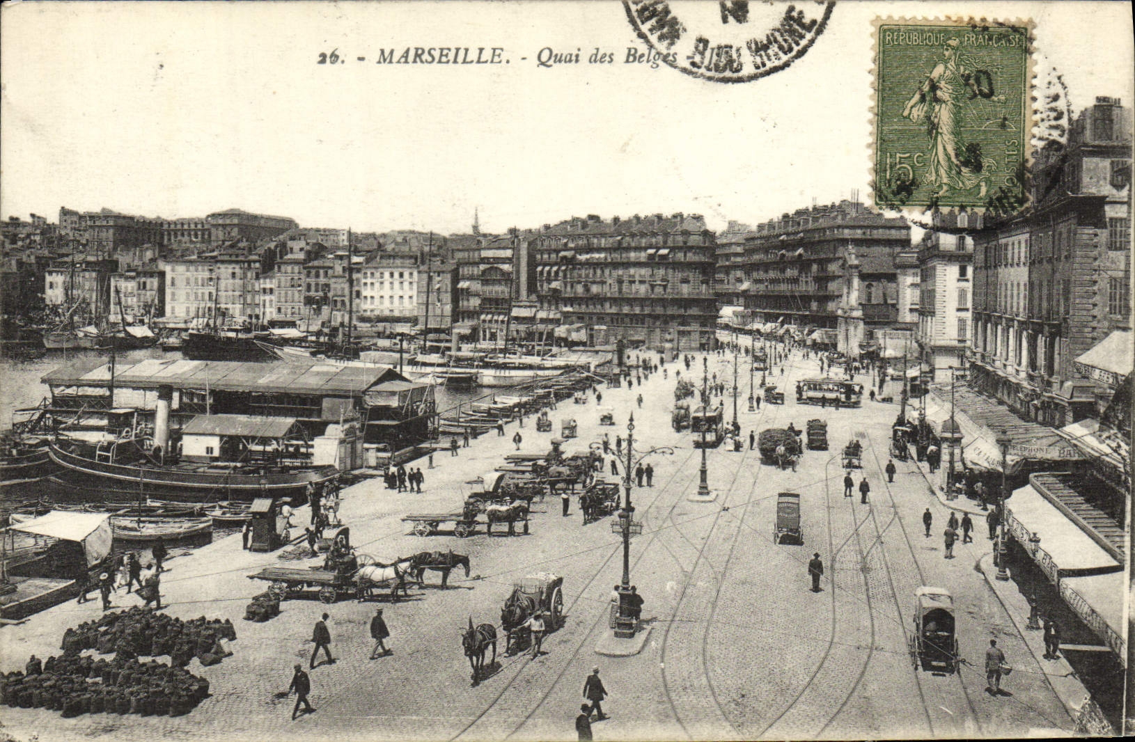CPA Marseille Quai des belges