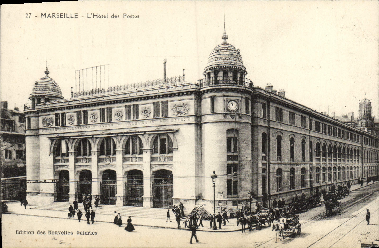 CPA Marseille L'Hotel des postes