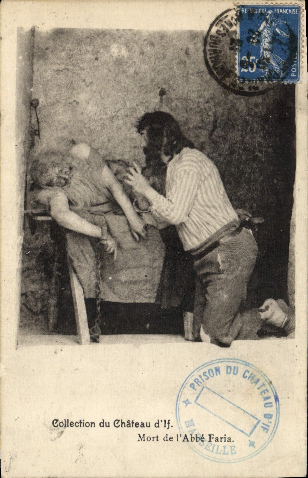CPA Marseille collection du chateau d'lf mort de l'abbe faria