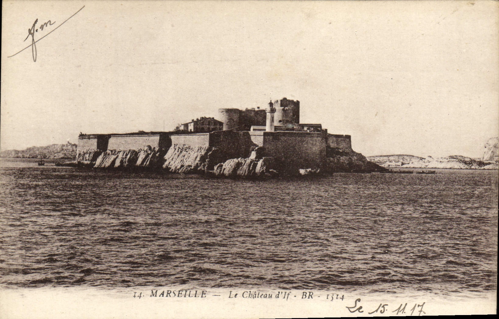 CPA Marseille Le chateau d'if 