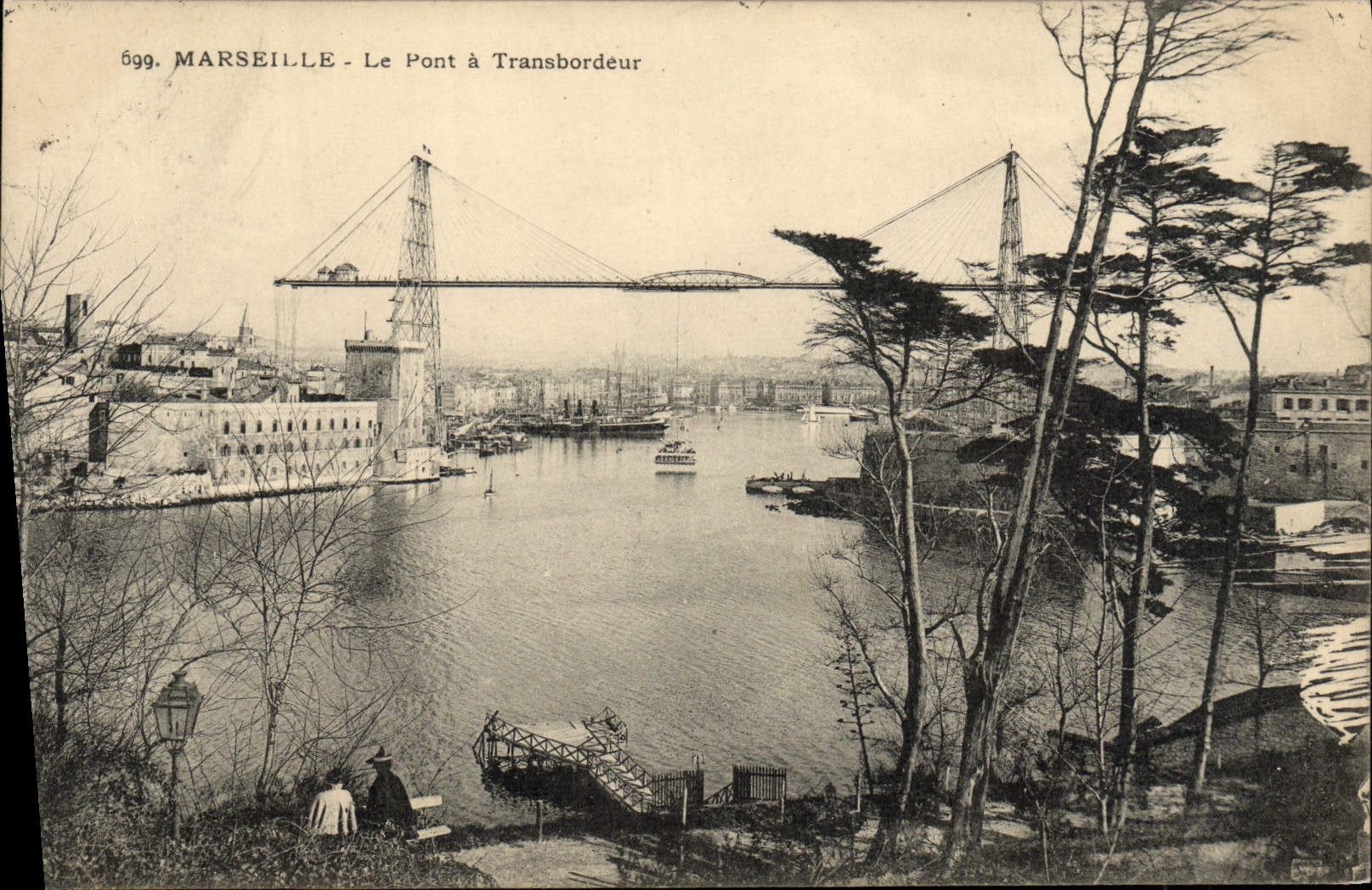 CPA Marseille Le pont a transbordeur