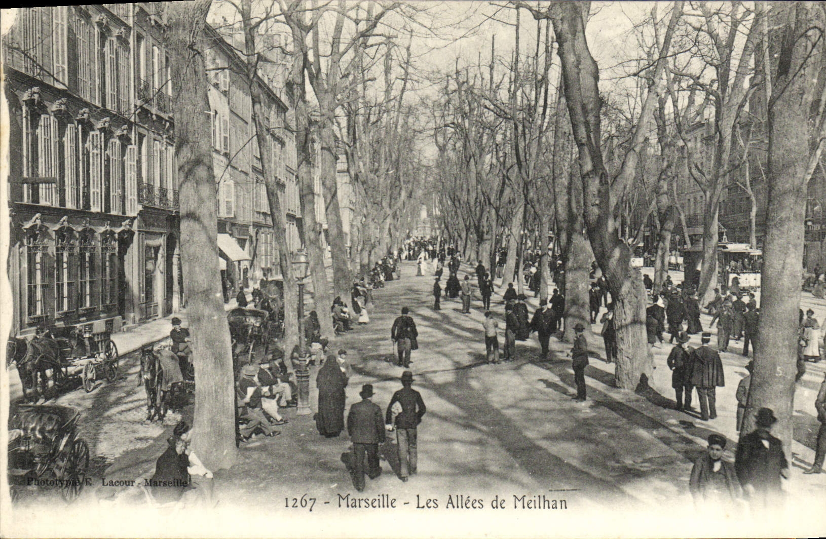 CPA Marseille les allees de Meilhan