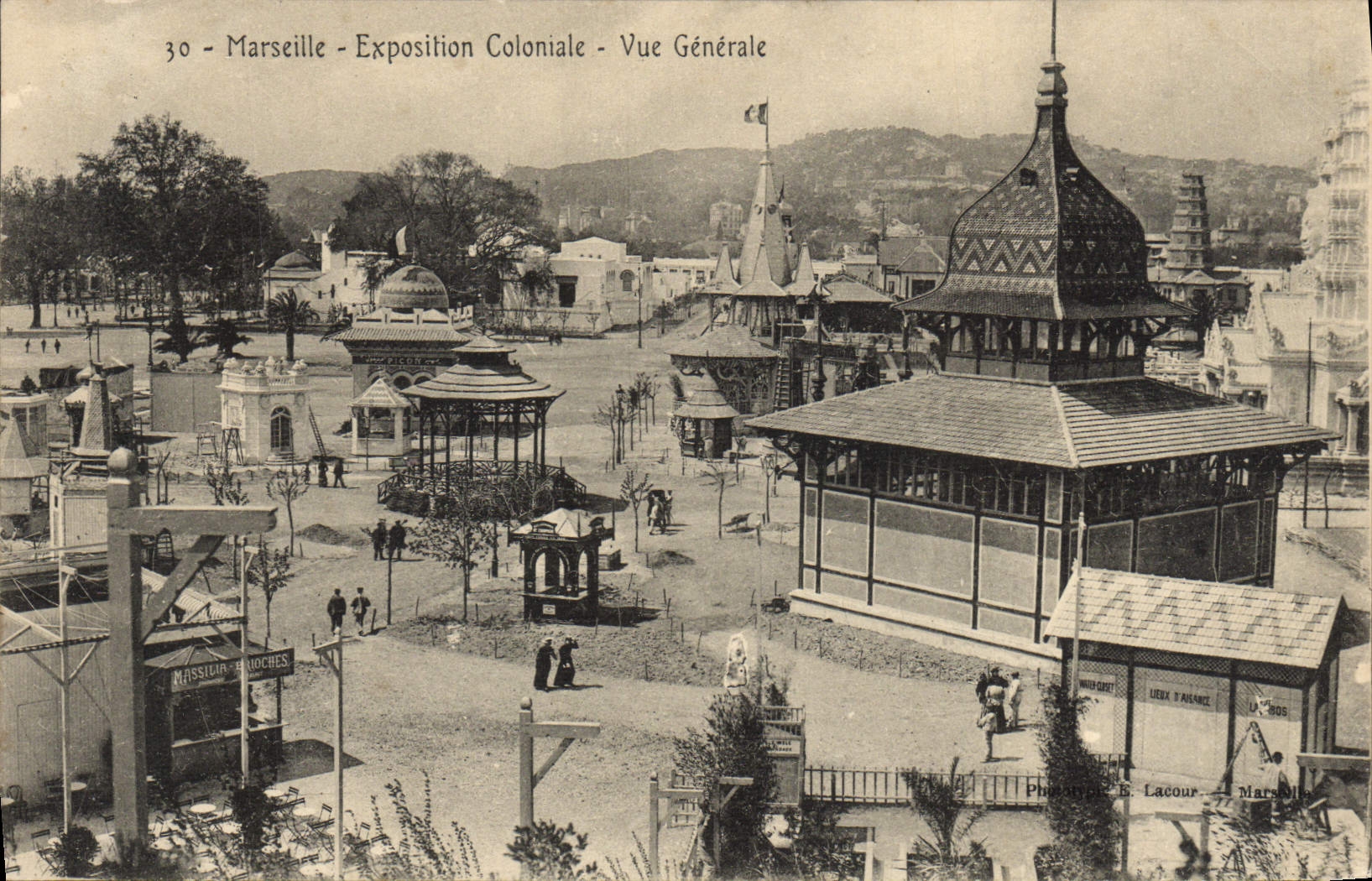CPA Marseille Exposition coloniale 1906 vue generale
