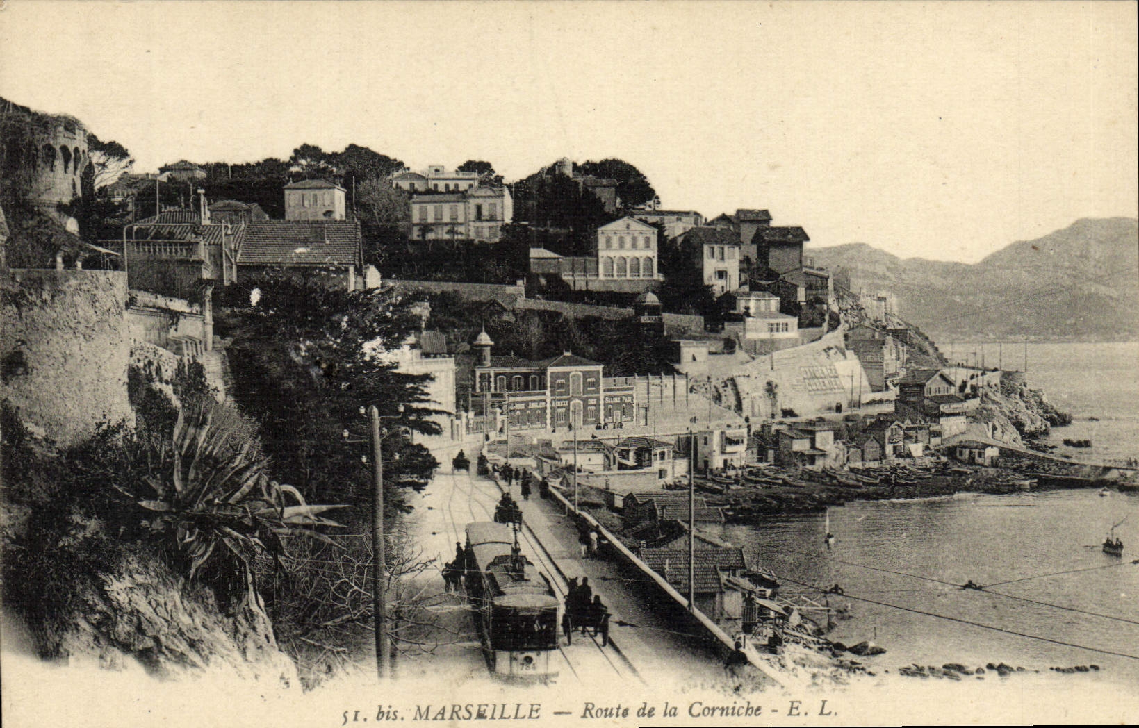 CPA Marseille Route de la corniche