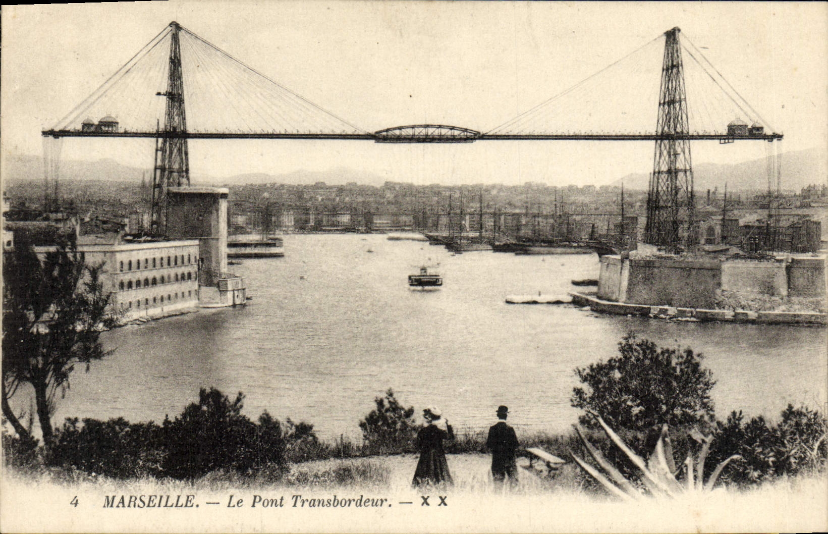 CPA Marseille Le pont transbordeur