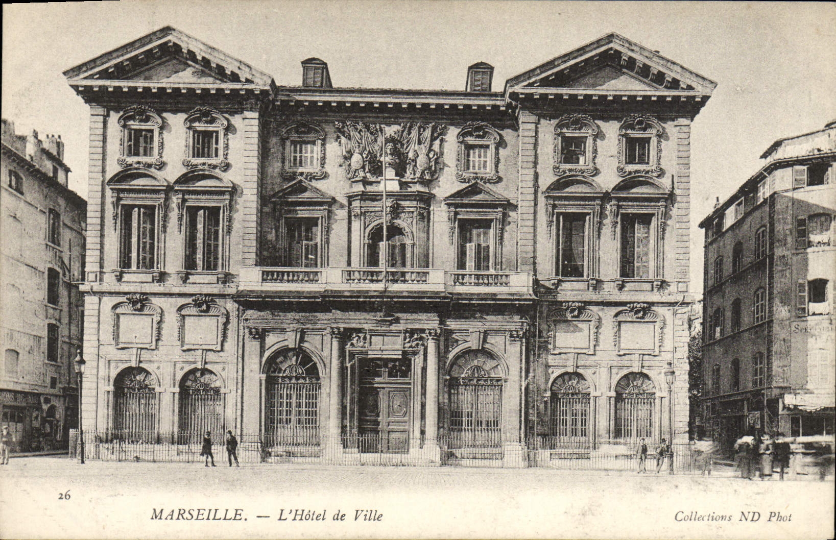 CPA Marseille L'Hotel de ville