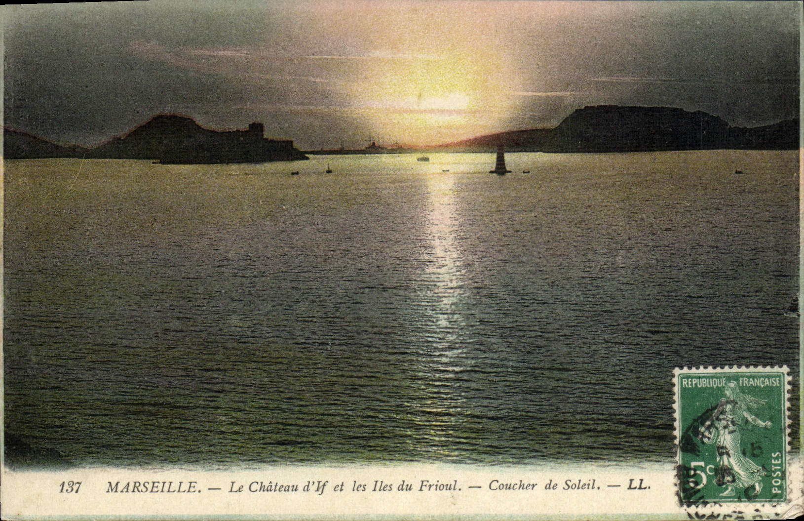 CPA Marseille Le Chateau d'if et les Iles du Frioul
