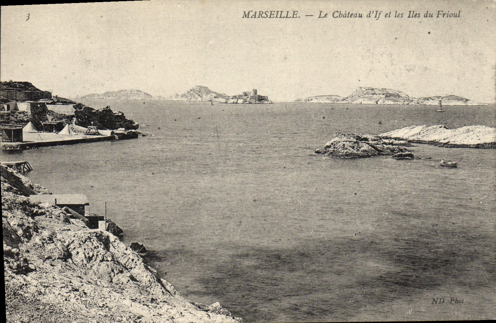 CPA Marseille Le Chateau d'If et les iles des Frioul