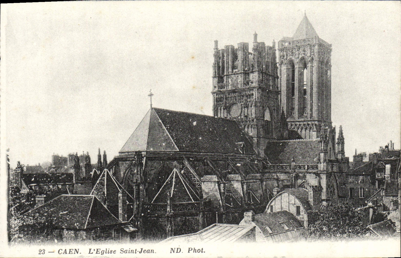 CPA Caen L'Eglise Saint Jean