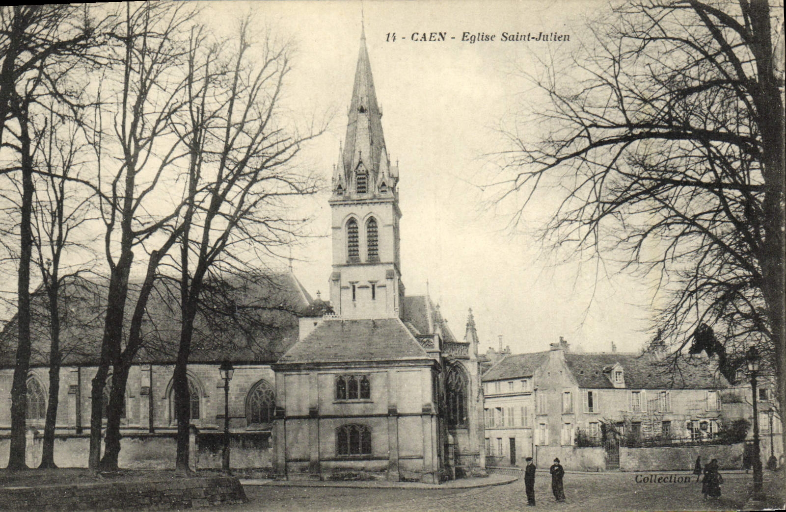 CPA Caen L'Eglise Saint Julien