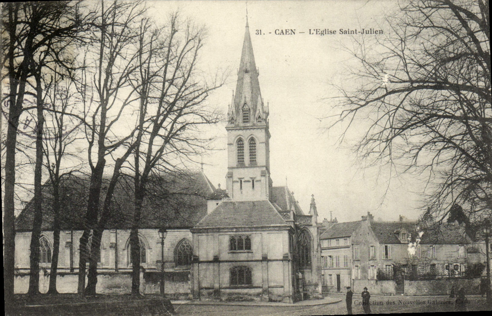 CPA Caen L'Eglise Saint Julien