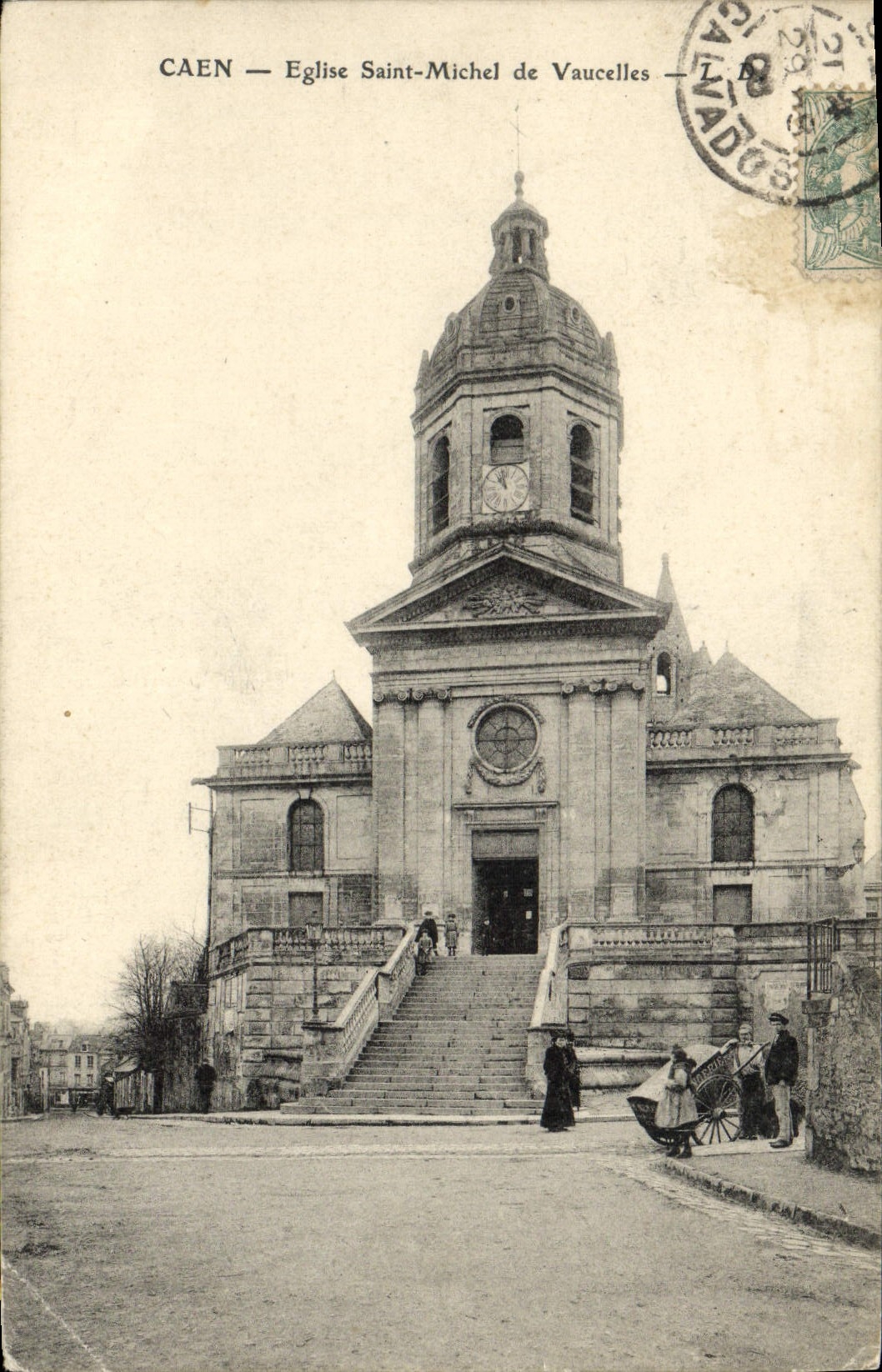 CPA Caen L'Eglise Saint Michel de Vaucelles