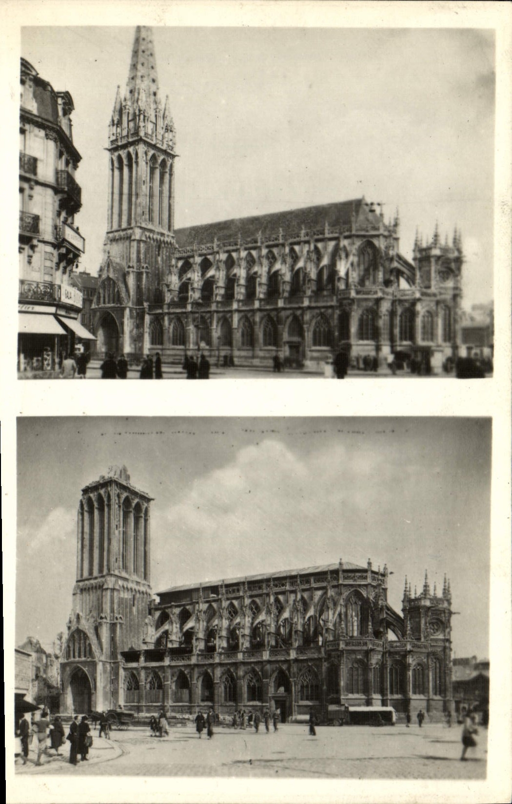 CPM Caen Eglise Saint Pierre