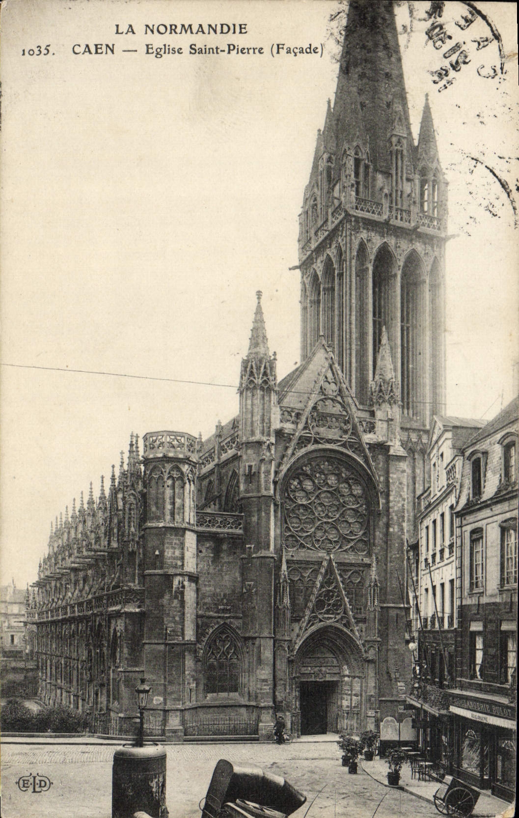 CPA Caen L'Eglise Saint Pierre 