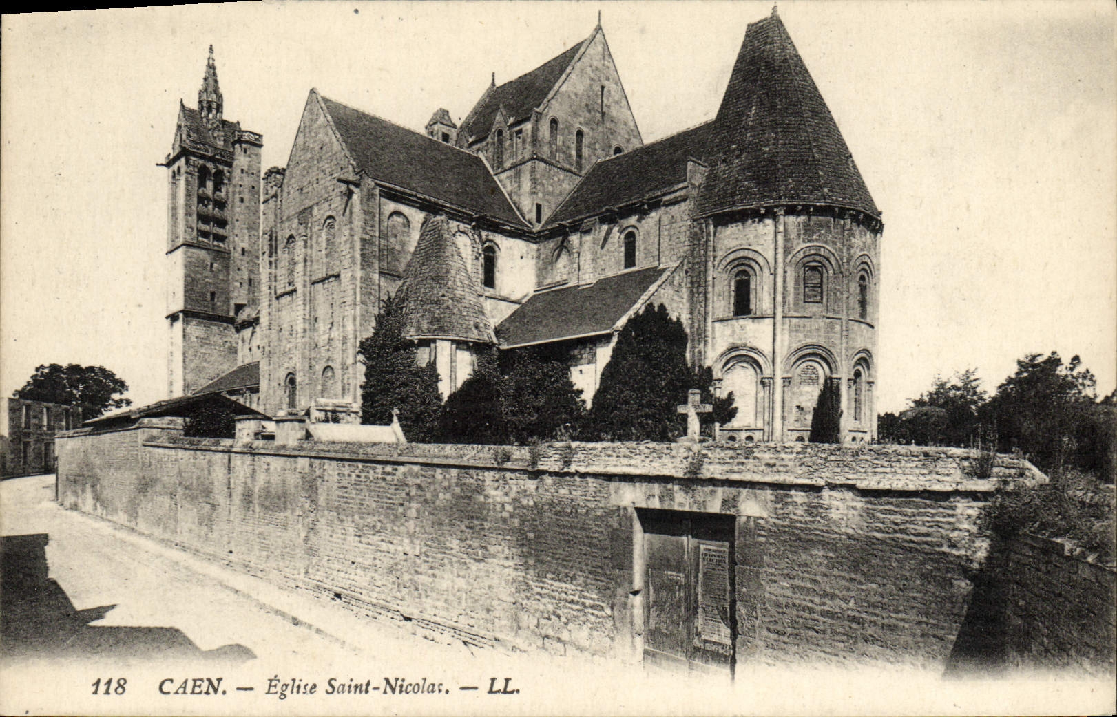 CPA Caen Eglise Saint Nicolas