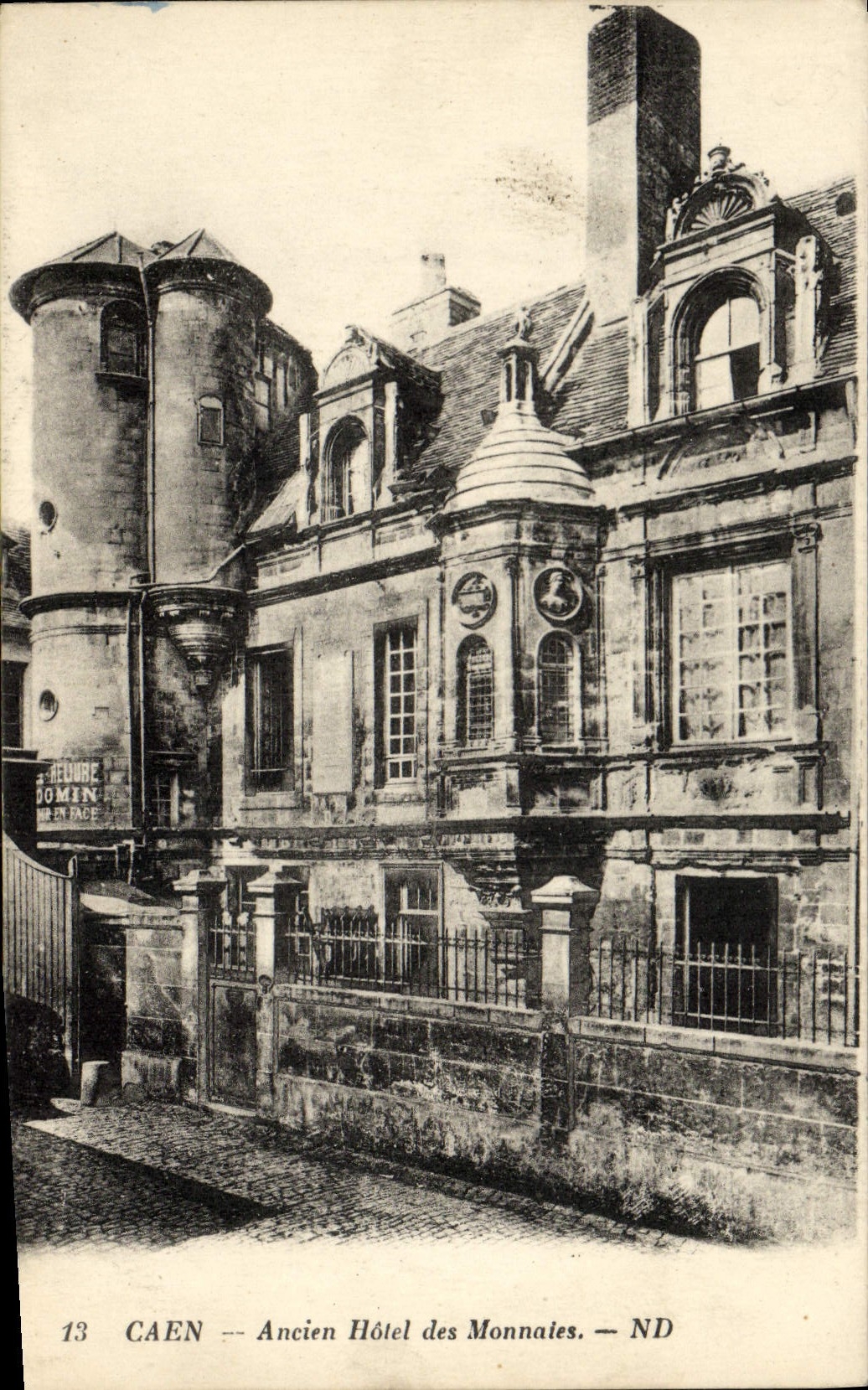 CPA Caen Ancien Hotel des Monnaies