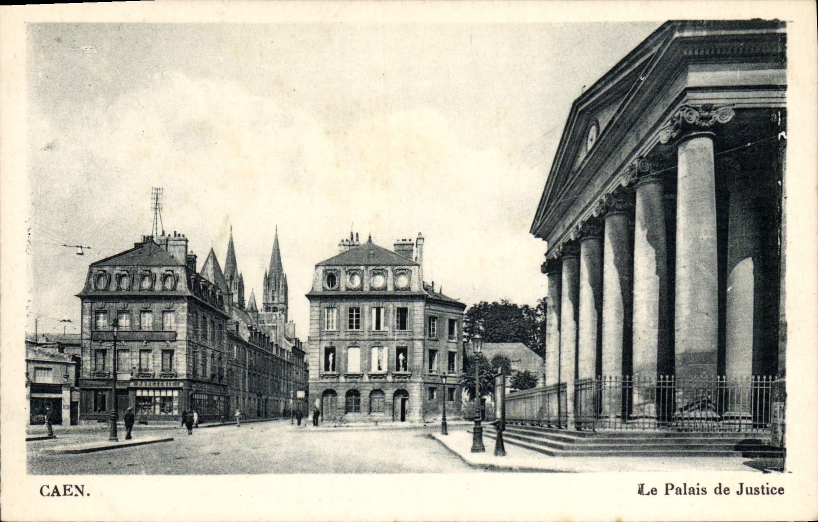 VINTAGE POSTCARD Caen the Palate of Justice