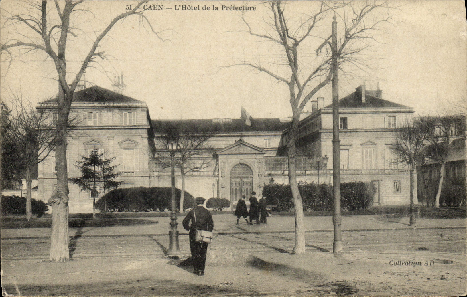 CPA Caen L'Hotel de la Prefecture