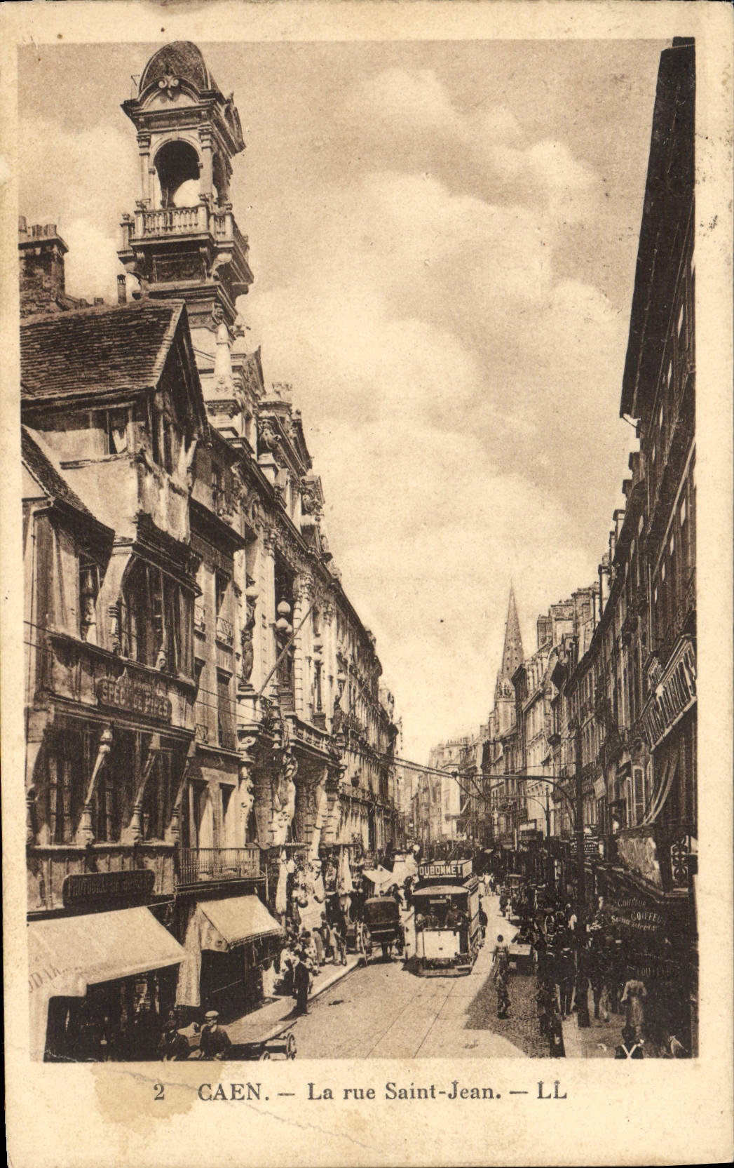 CPA Caen La Rue Saint Jean