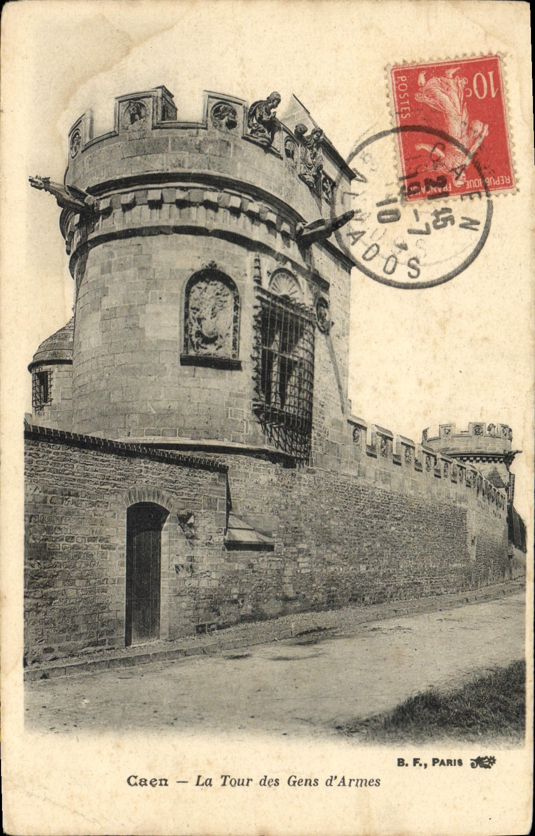 CPA Caen La Tour des Gens d'Armes