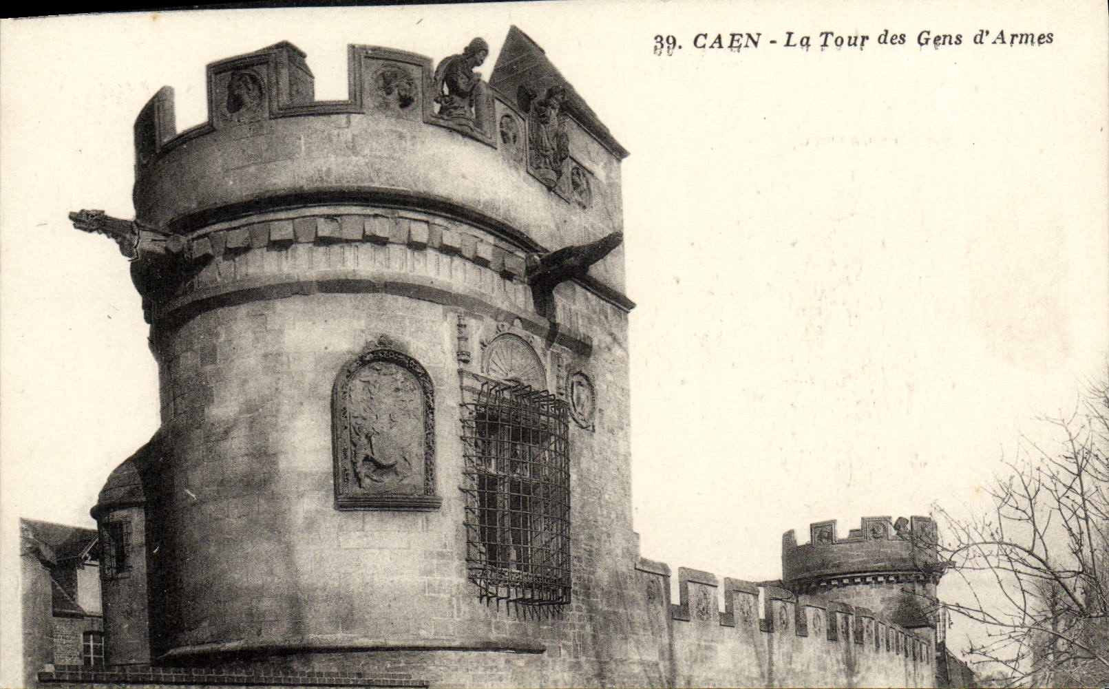 CPA Caen La Tour des Gens d'Armes