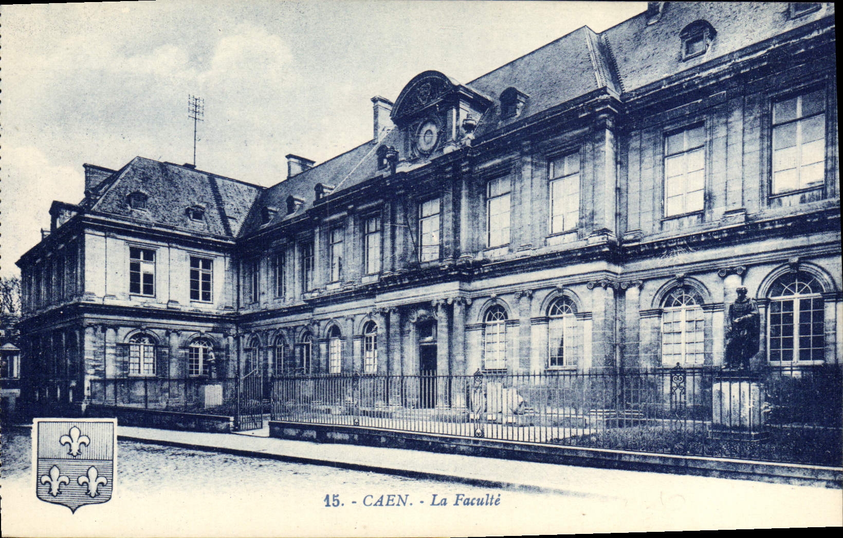 Facultad de Caen de la POSTAL de la VENDIMIA