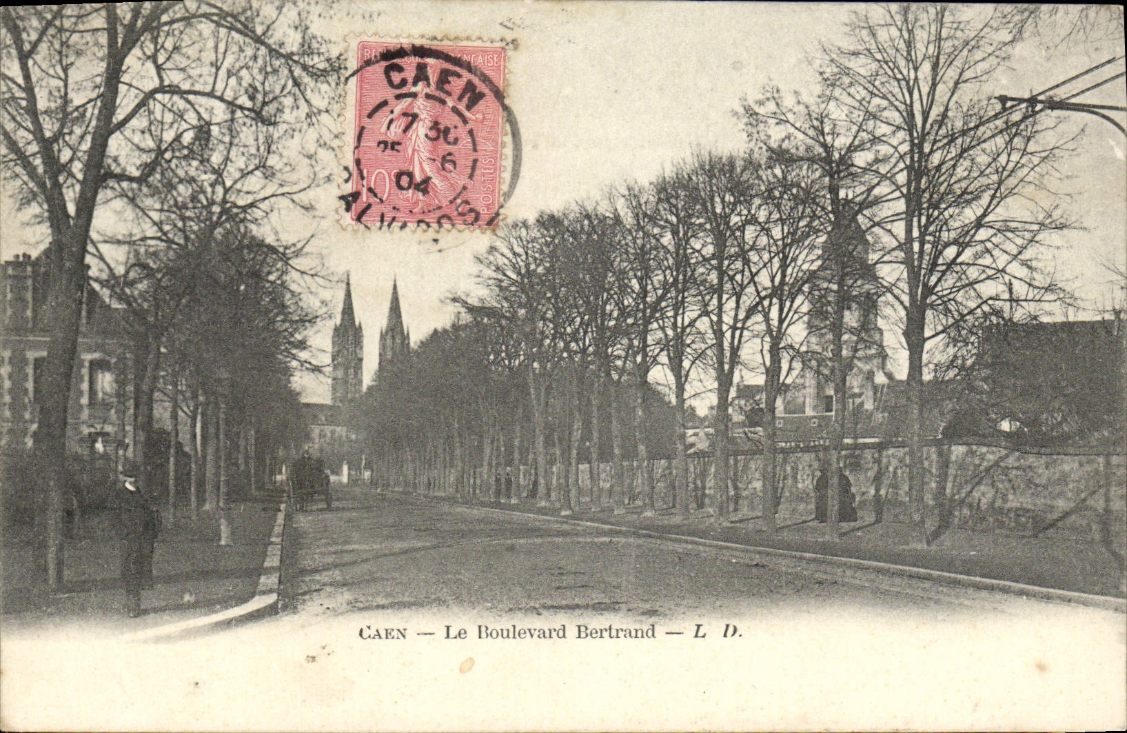 Bulevar Beltrán de Caen de la POSTAL de la VENDIMIA