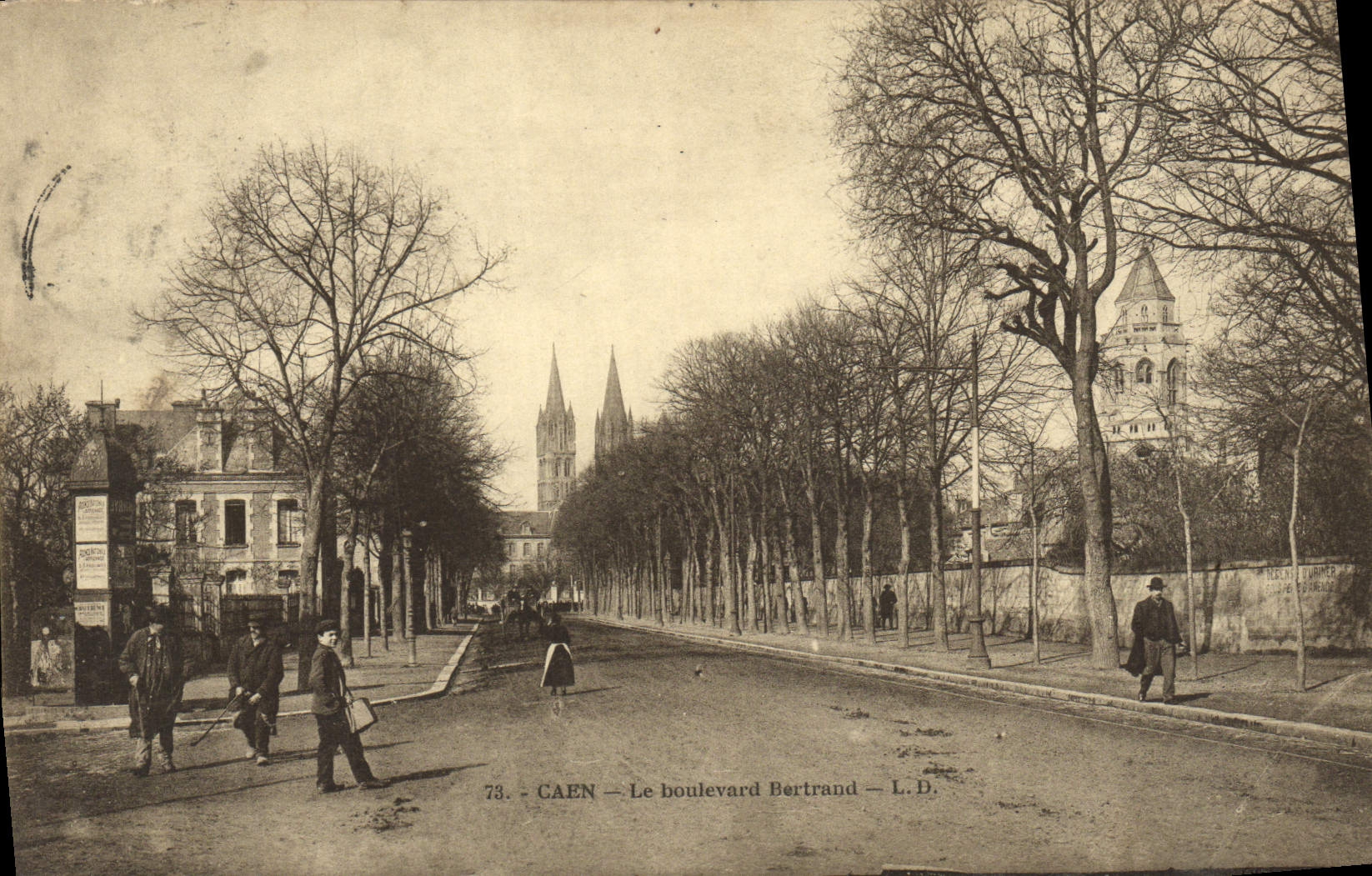 POSTAL Caen de la VENDIMIA el bulevar Beltrán