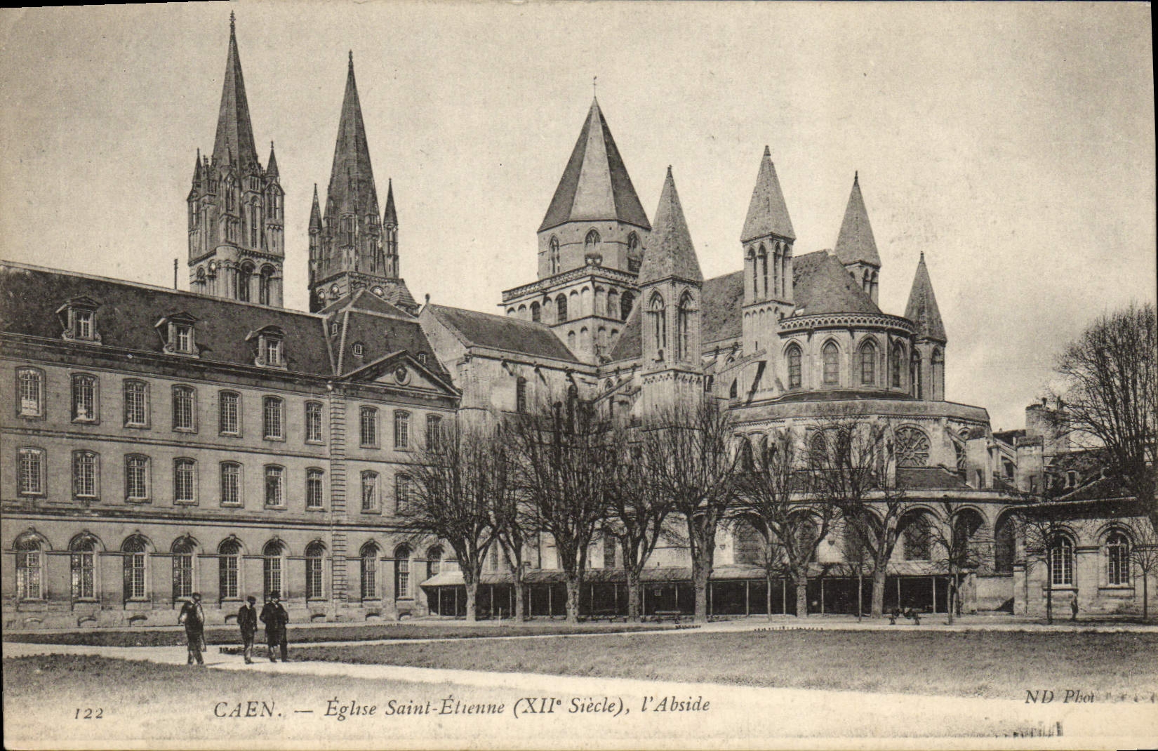 CPA Caen Eglise Saint Etienne Abside