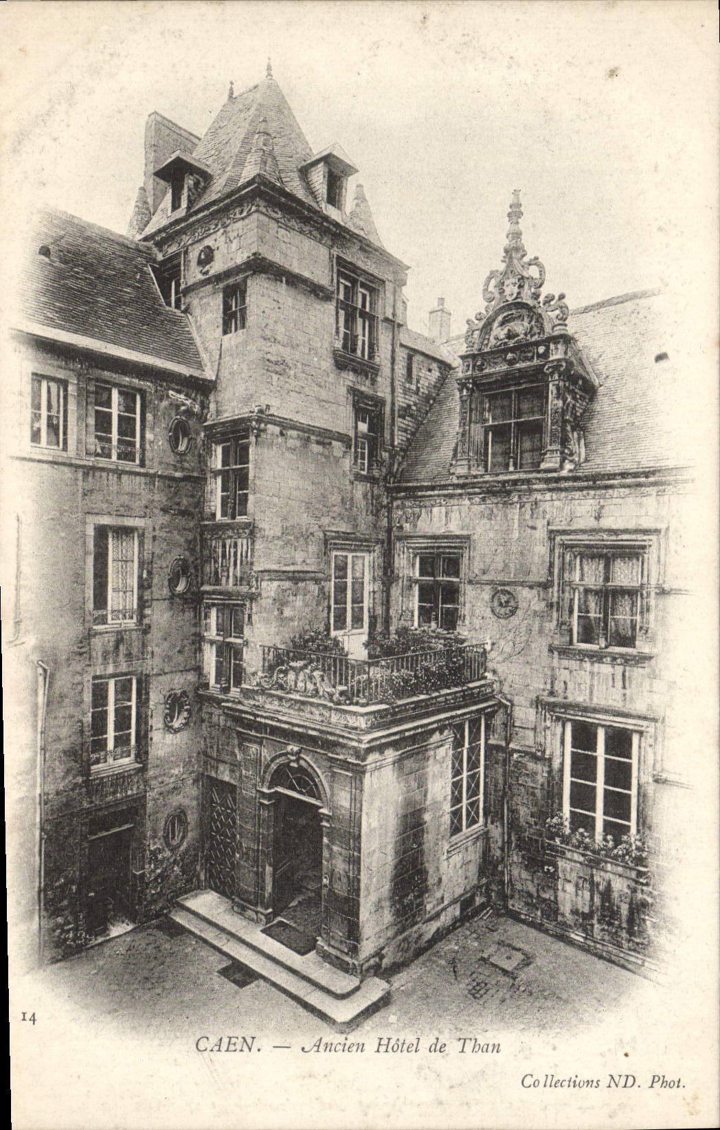 CPA Caen Ancien Hotel de Than