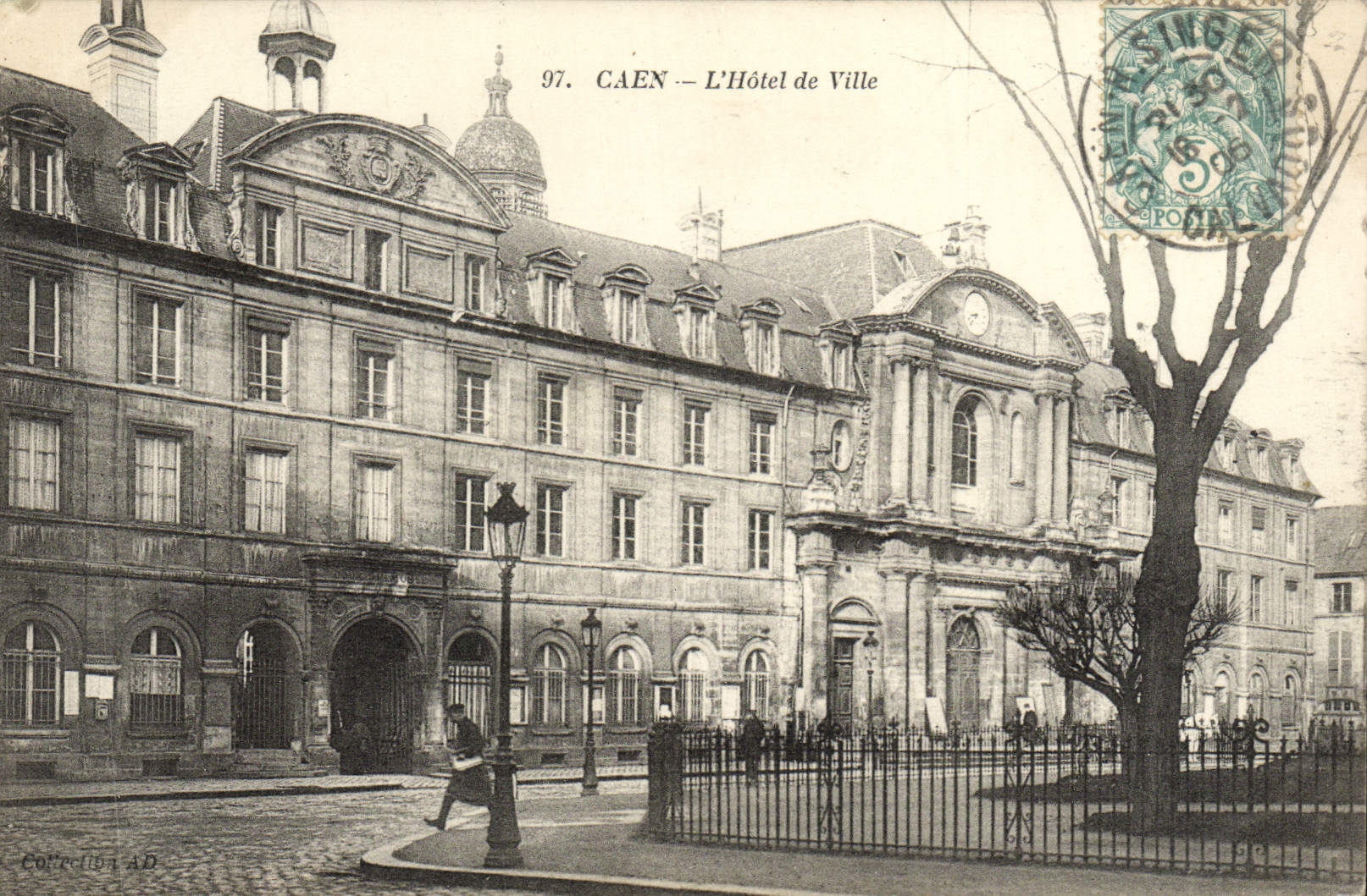 CPA Caen L'Hotel de Ville 